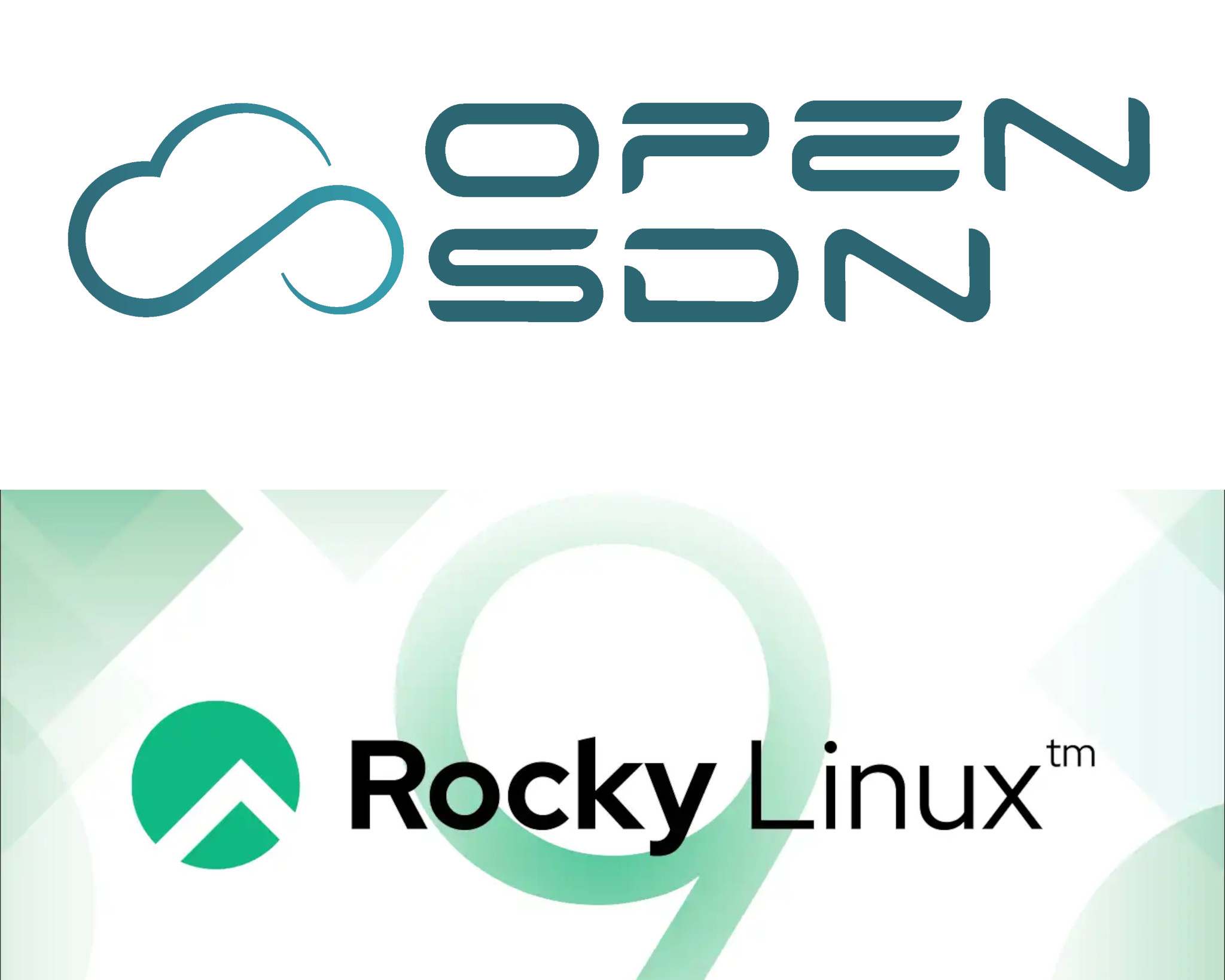 OpenSDN and Rocky9 logos