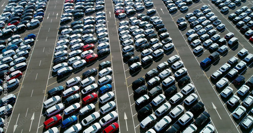 An example of a parking lot.