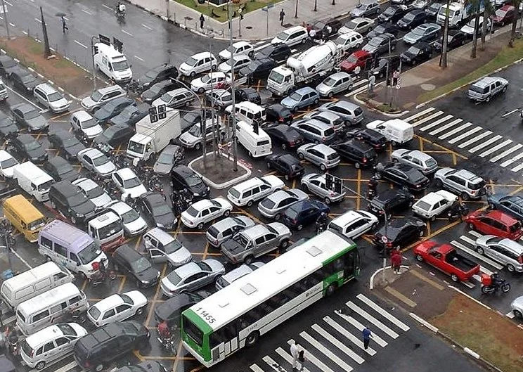 An example of a gridlock.